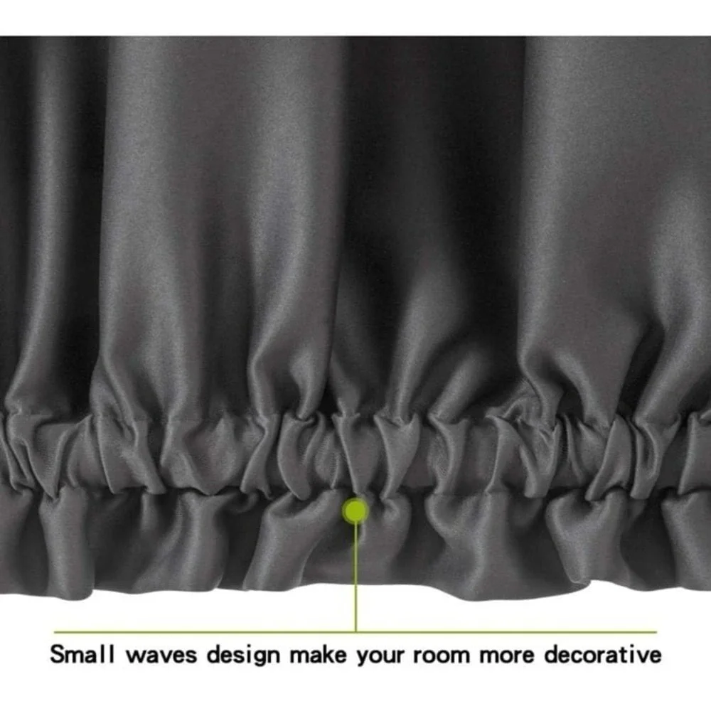 MIULEE Sidelight French Door Blackout Curtain Thermal Insulated Drapes Light Blo